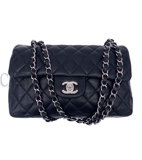 borsa pelle tipo chanel|Borse Chanel in Pelle Nero .